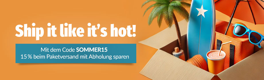 15 % Rabatt auf alle Pakete mit Abholung